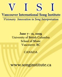 Vancouver International Song Institute, CANADA
